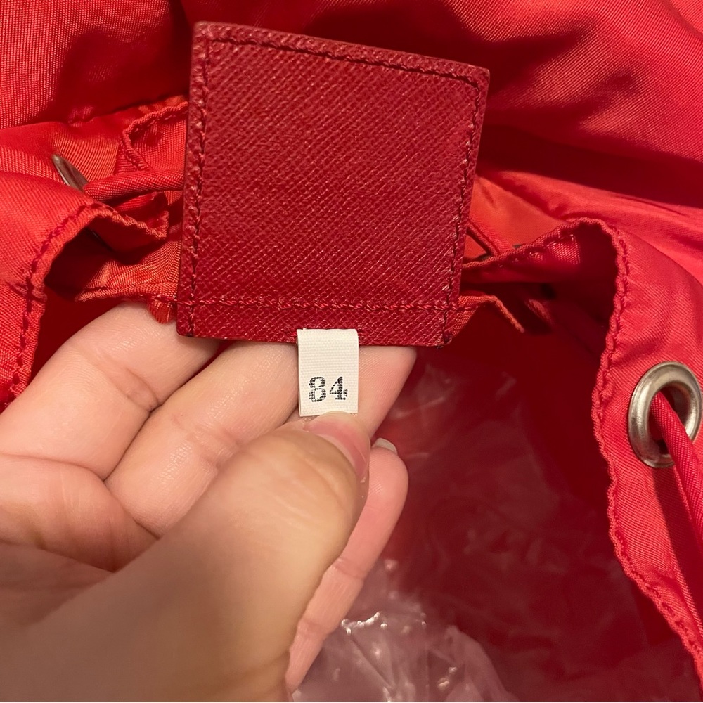 PRADA Red Backpack - Picture 12 of 13